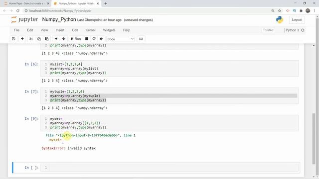 NDARRAY - NumPy Tutorial - PART 1 - PYTHON - (2020) (India) смотреть онлайн