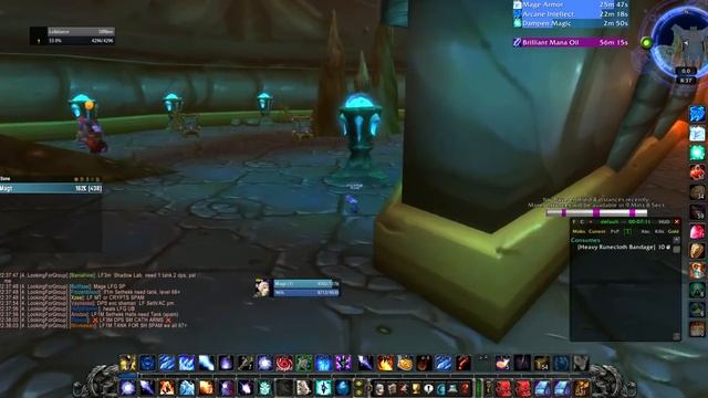 World of Warcraft (TBC) Slave Pens-SP, 1 Pull Mage solo exp run(after blizzard nerf), made by Magt смотреть онлайн