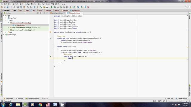 TOAST-Android Programming in Android Studio смотреть онлайн