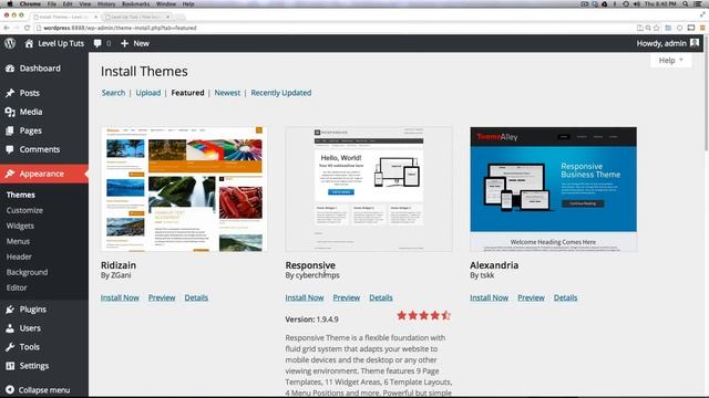 WordPress Basics #12 - Adding A Theme смотреть онлайн