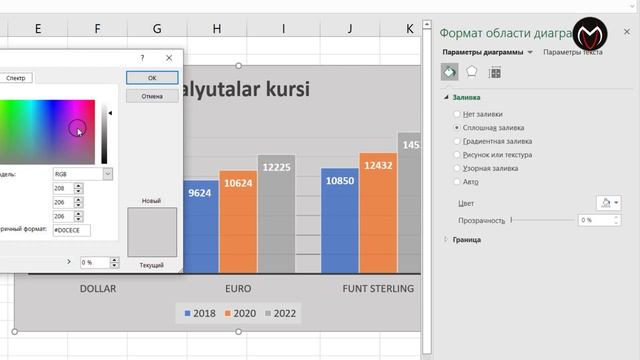 BIR SOATDA MICROSOFT EXCEL NOLDAN O'RGANISH. DASTUR SIRLARI. FORMULA, DIAGRAMMA смотреть онлайн