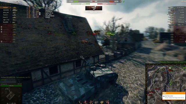 AMX 50B Рекорд урона по кластеру World of Tanks 9.15 Как наносить урон? смотреть онлайн