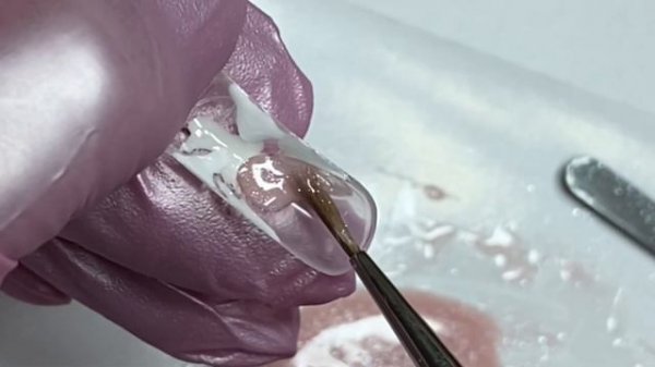 Выполняем 3D эффект в верхних формах. Силиконовые вкладки от @NanoProfessional