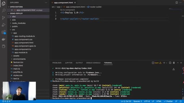 Deploy Angular App using Firebase Hosting | Step by Step Tutorial смотреть онлайн