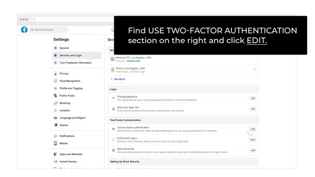 Two factor authentication Facebook - how to turn it on (2FA) смотреть онлайн