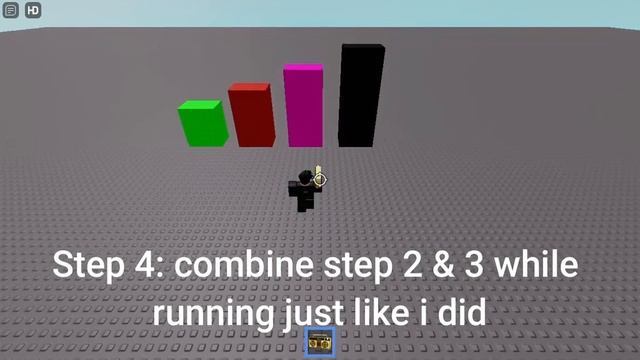 How to double jump glitch (gear jump) | ROBLOX смотреть онлайн