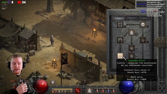 D2R Skills & Abilities - Summon Resist (Necromancer Summoning) смотреть онлайн