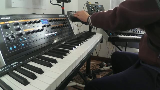 Roland Jupiter XM I-Arpeggio - Hydrasynth ENV cutoff BPM SYNC inf repeat смотреть онлайн