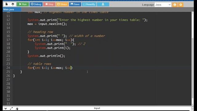 Java Loops Lesson 08 - Nested For Loops смотреть онлайн