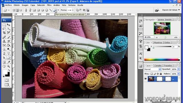 Photoshop CS3 | Máscara vectorial смотреть онлайн