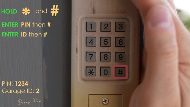 How to program your Garage Door keypad clicker opener! - Chamberlain Klik2U смотреть онлайн