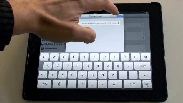 Feiertage am iPad anzeigen: Kalender abonnieren смотреть онлайн