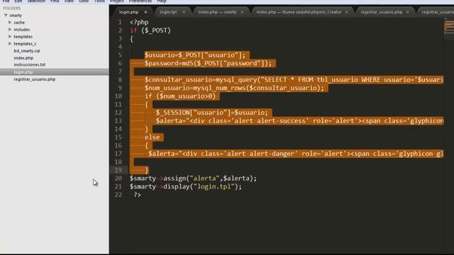 Smarty part 6 Inicio de sesión смотреть онлайн