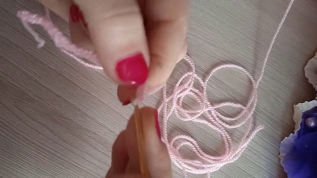 Цепочка из воздушных петель смотреть онлайн