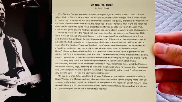 Eric Clapton 24 Nights: Rock Unboxing смотреть онлайн