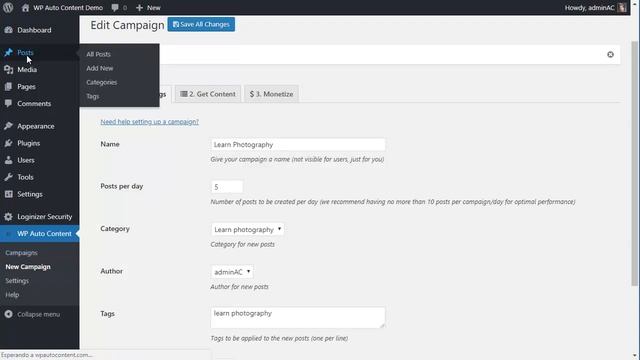 WP Auto Content quick start guide смотреть онлайн