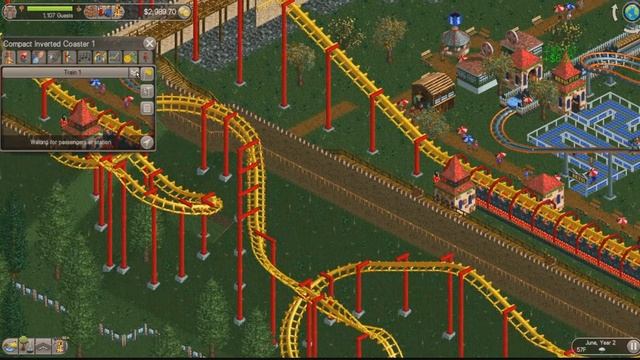(13/96) Crazy Castle - RollerCoaster Tycoon Classic смотреть онлайн
