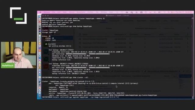 [#344] "Zwinność w zarządzaniu bazami danych. Crunchy Postgres Operator in Action" - Rafał Roch смотреть онлайн