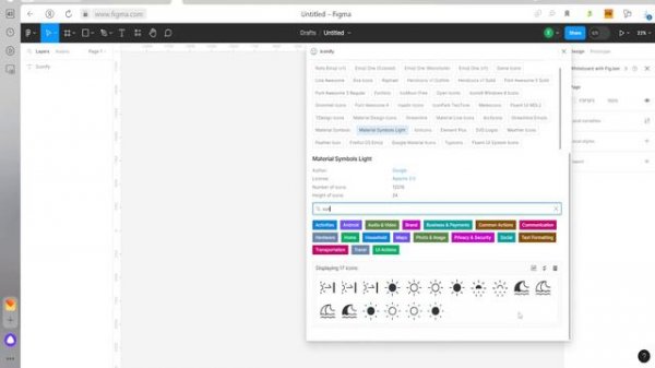 Как БЫСТРО создать значки и иконки в Фигме? ICONIFY - плагин для Figma! Полезные плагины для Фигмы