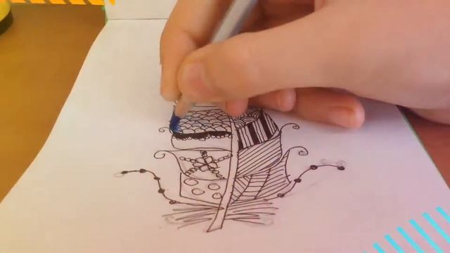 Рисование в технике ДУДЛИНГ смотреть онлайн