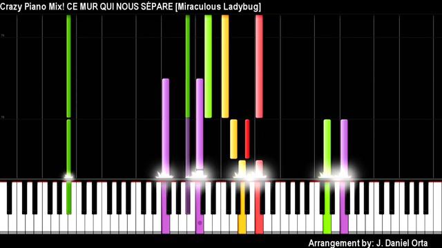 Crazy Piano Mix! CE MUR QUI NOUS SÉPARE [Miraculous Ladybug] смотреть онлайн