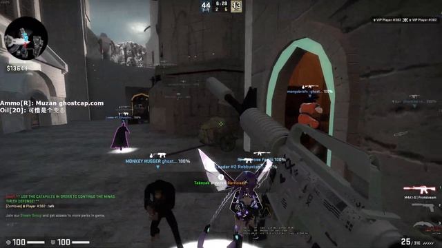 CSGO ZOMBIE ESCAPE ze_lotr_minas_tirith_p5 All Normal Stages On Ghostcap смотреть онлайн