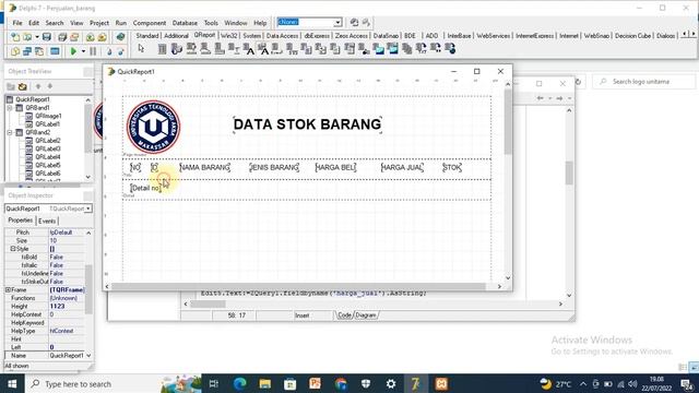 Tutorial Delphi 7 Membuat Form Quick Report смотреть онлайн