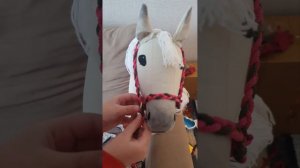 Как сделать красивый, прочный недоуздок для хоббихорса своими руками