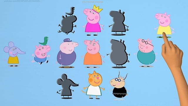 Peppa Pig Game - Puzzle смотреть онлайн
