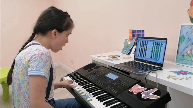 Soft Mozart Summer Recital 2022: Alexandra (12),Russia. Вальс, партия левой руки. смотреть онлайн