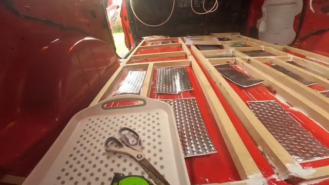 Ford Transit Connect LWB conversion - Part 2 ( finishing the floor ) смотреть онлайн