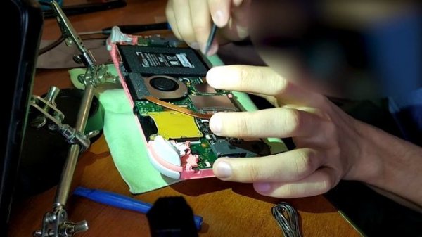 Как установить чип HWFLY Lite 4 1 на Nintendo Switch Lite Мой первый опыт чиповки Switch Lite