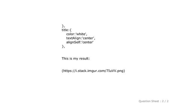 iOS : React Native Text component will not center inside a View component смотреть онлайн