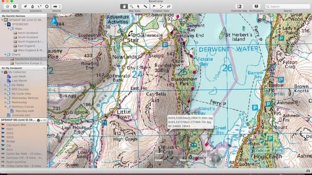 Different UK GPS map options for a Garmin GPS unit - viewing in Garmin BaseCamp смотреть онлайн