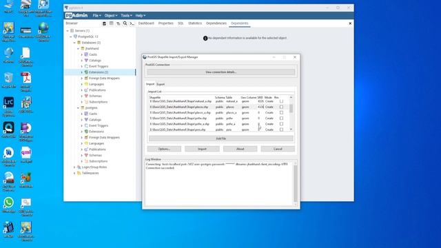 Shape file to PostgreSql смотреть онлайн
