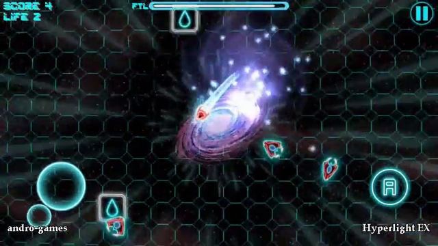 Hyperlight EX (by CatfishBlues Games) - arcade game for android - gameplay. смотреть онлайн