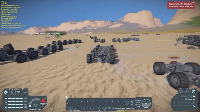 Space Engineers | Official MP server stress test смотреть онлайн