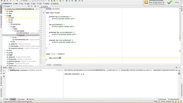 Kotlin Visibility Modifiers смотреть онлайн