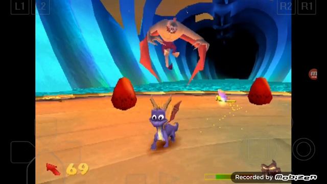 Spyro Year Of The Dragon PS1 Emulator Walkthrough: Part 27 Scorch's Pit смотреть онлайн