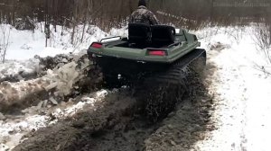 Жесткий оффроад на вездеходе Tinger.