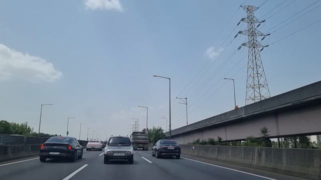 Driving Seoul Jamsil Sports Complex, Bundangsu-seogan Urban Expressway (Seongnam) смотреть онлайн