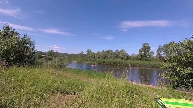 Отдых на реке Уфа, обзор кухни и фонарей, страшная гроза ночью !!! смотреть онлайн