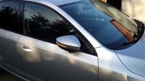 Правильная работа складывания зеркал Октавия А7