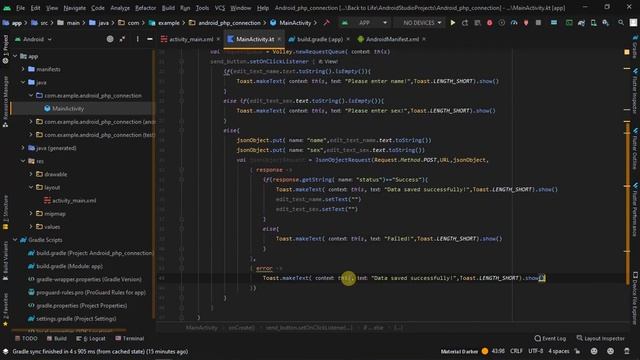 Part #2 - Android Php Connection Using Volley - Kotlin (In Amharic) | በአማረኛ смотреть онлайн