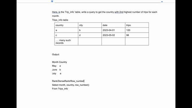 DS SQL Interview Question смотреть онлайн