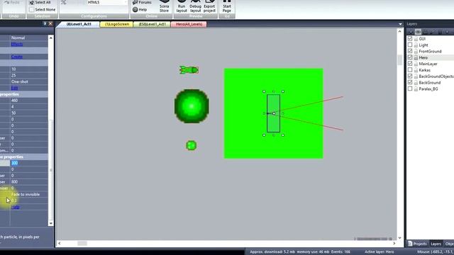 Что такое частицы в Construct 2 (урок 3) смотреть онлайн