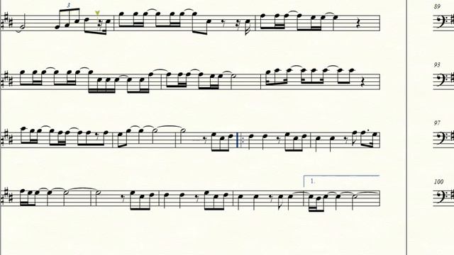 Partitura CLAMO JESUS - Jessyca Verly - Trombone смотреть онлайн