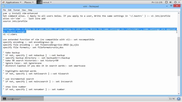 vim Install and Configure in centos 7 смотреть онлайн