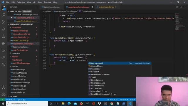 [ COMPLETE VIDEO ] Golang Restaurant Management Backend Project смотреть онлайн