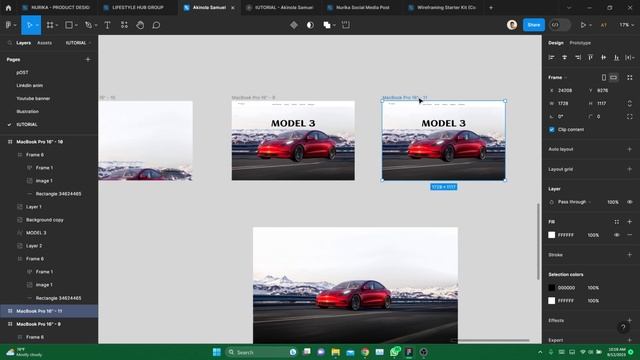 Figma Parallax Scroll Effect - Tutorial (Tesla Model-3) смотреть онлайн